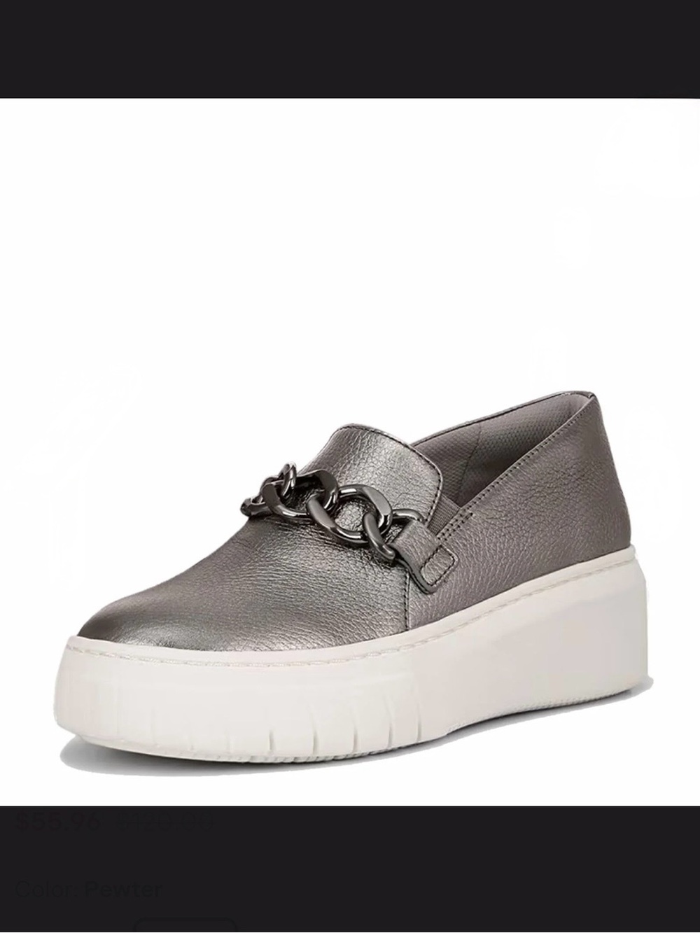 Naturalizer Daphne Silver Shoes